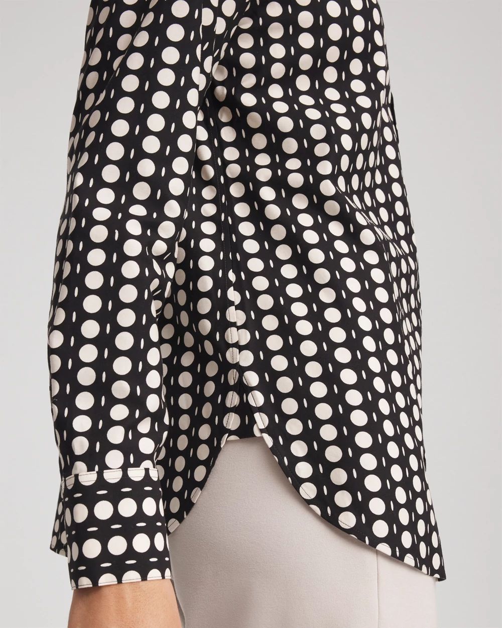 No Iron™ Printed Sateen Shirt | Chico's